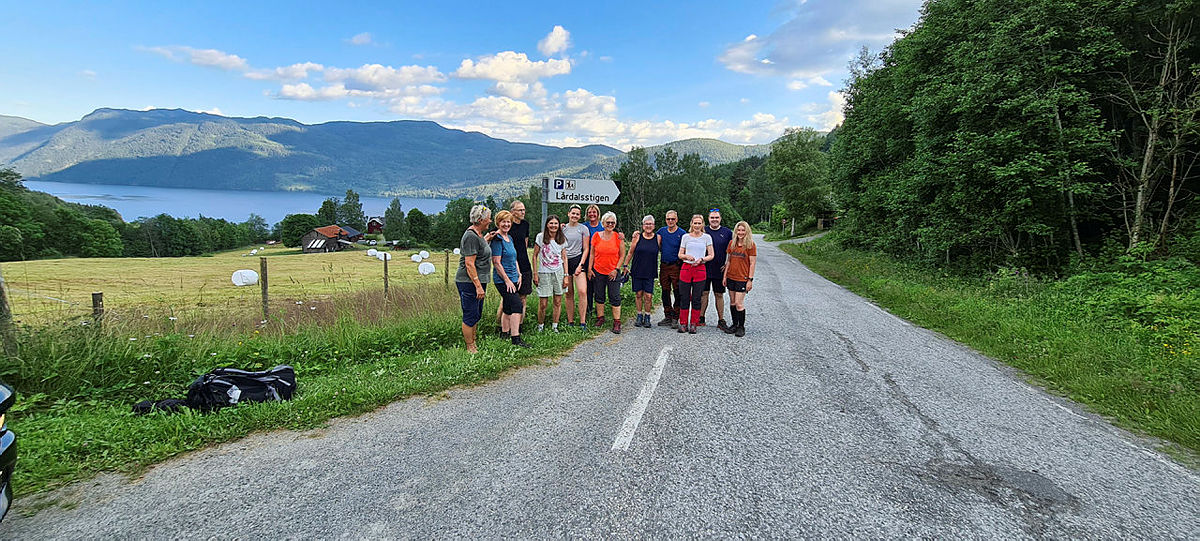 Tur til Lårdalstigen med Notodden Turlag.