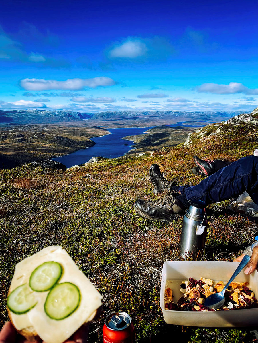 DNT-tur til Bossnuten september 2021 med Notodden Turlag.