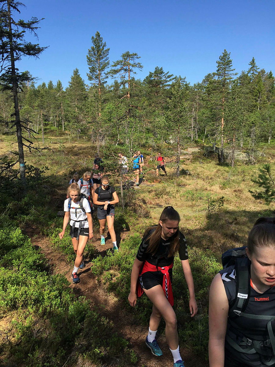 Topp7Turen 2017. Drikkestasjonen ved Vrangen.