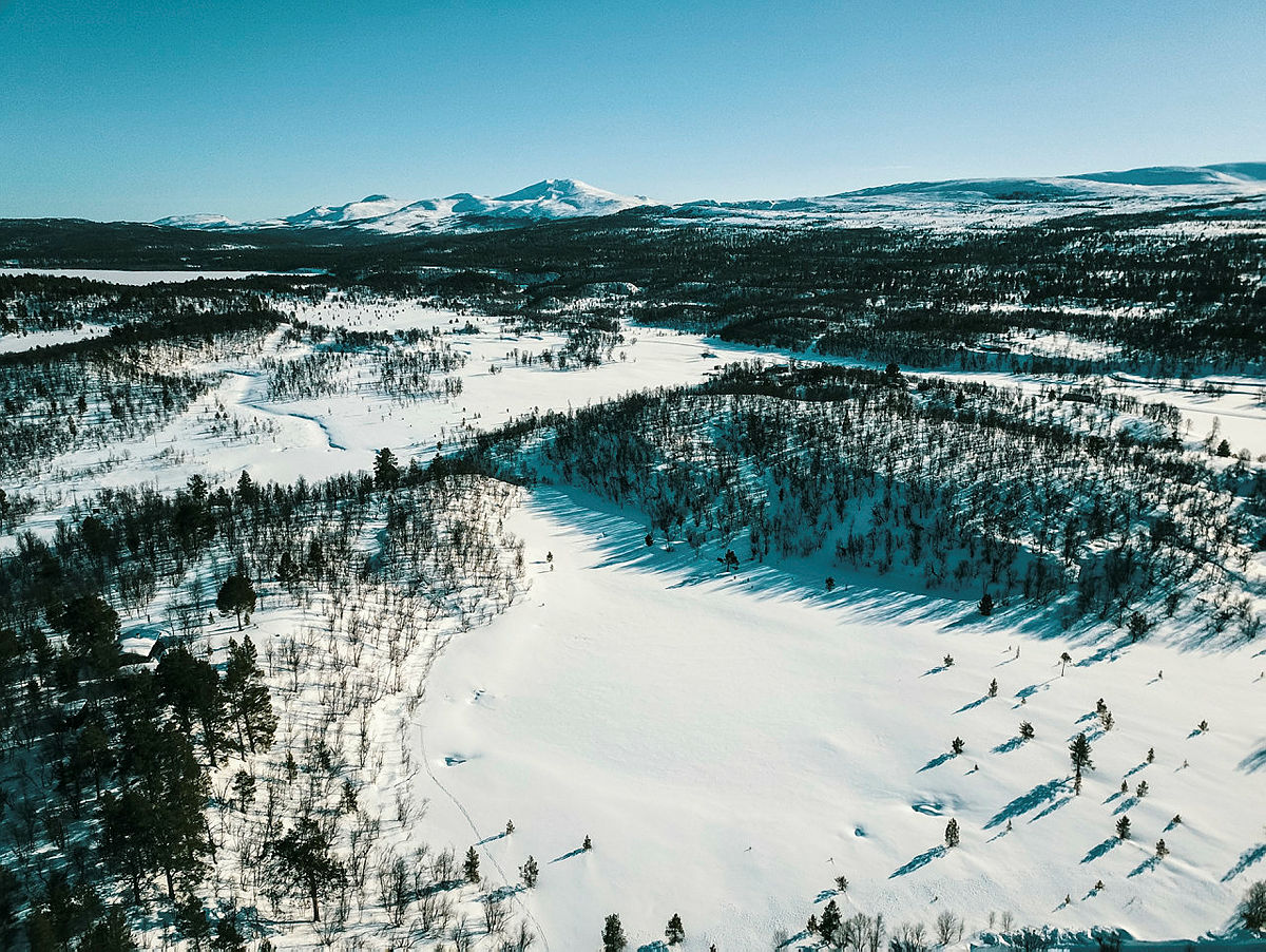 Bilder fra Femundsmarka og Svukuriset påska 2018.
