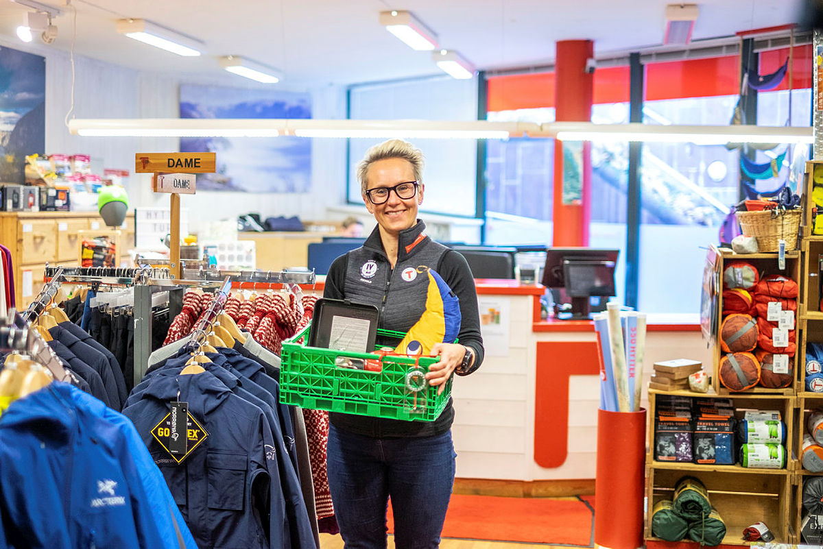 Leder på Tursenteret i Stavanger Turistforening Kaja Raa Storaker.