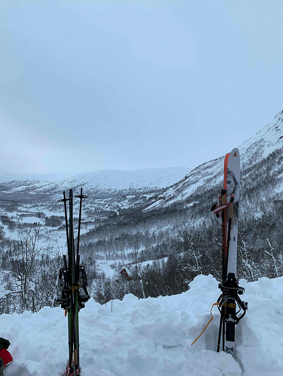 Mykje snø på Hallingskeid.