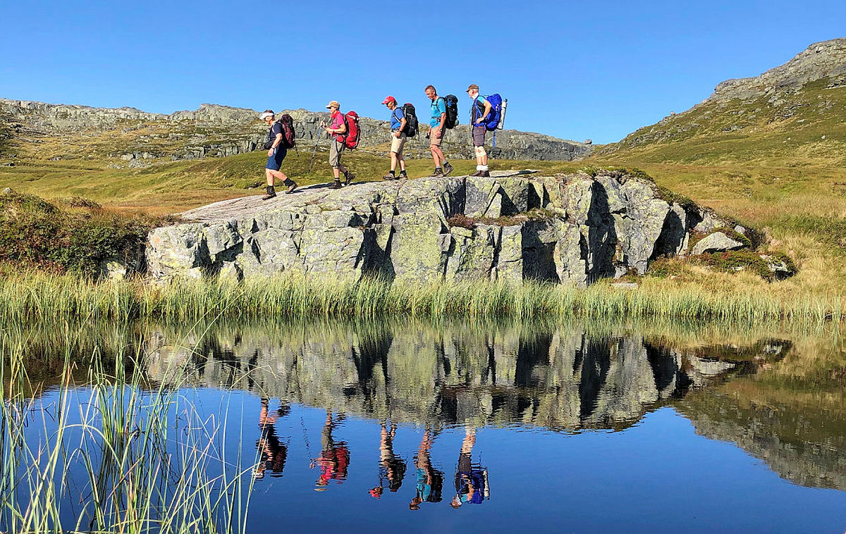 Fellestur til Melands Grønahei, Fjellsenden og ned via Ritlandstjødna.