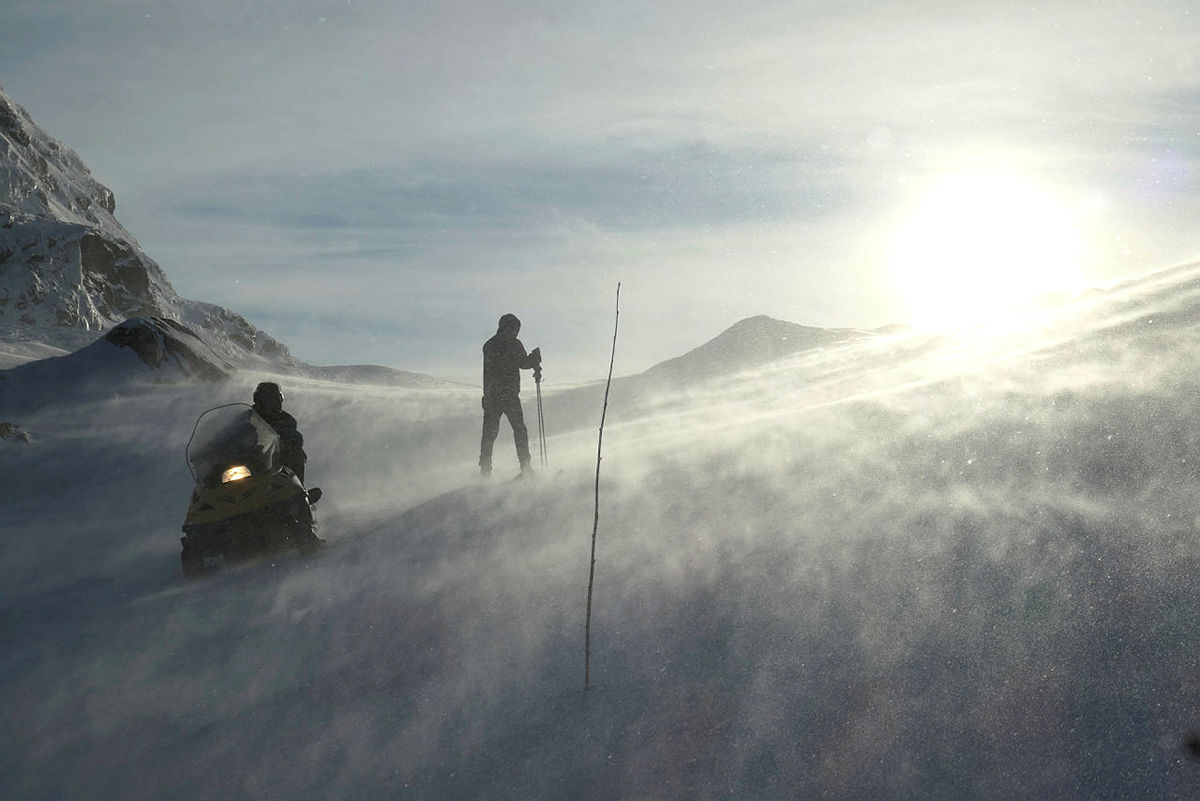 Kvisting fra Småbrekke til Gullhorgabu i Bergsdalen, februar 2021.