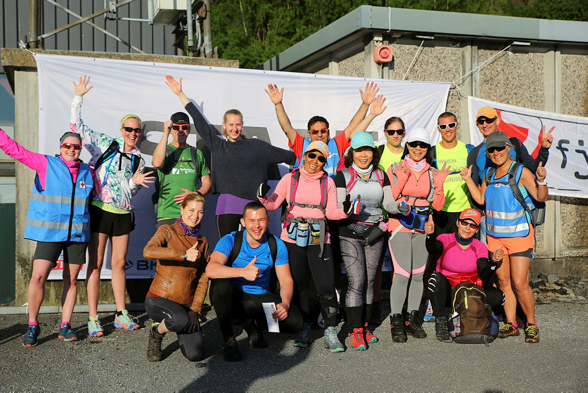 7-fjellsturen 2018, start Gravdal.