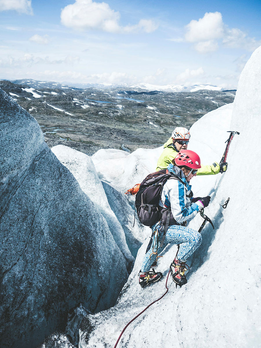 Fra brekurs i Jotunheimen.