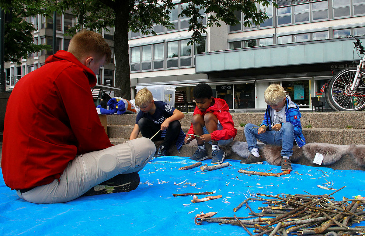 Topp7Turen 2017. Drikkestasjonen ved Vrangen.