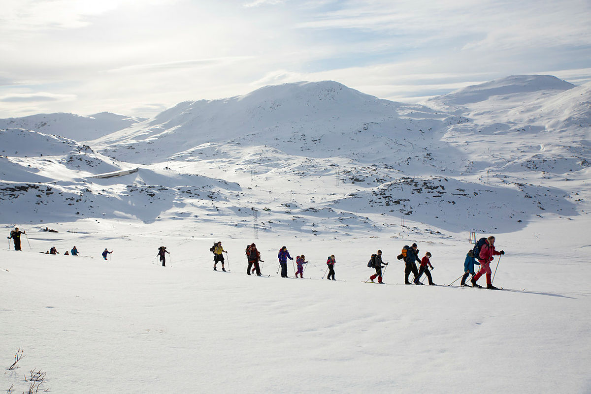 På tur til Pølsevatn i nærheten av Hallingskeid.
