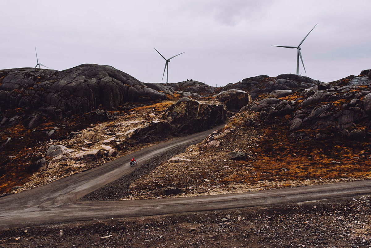 Vindkraftbefaring i Egersund Vindkraftverk.