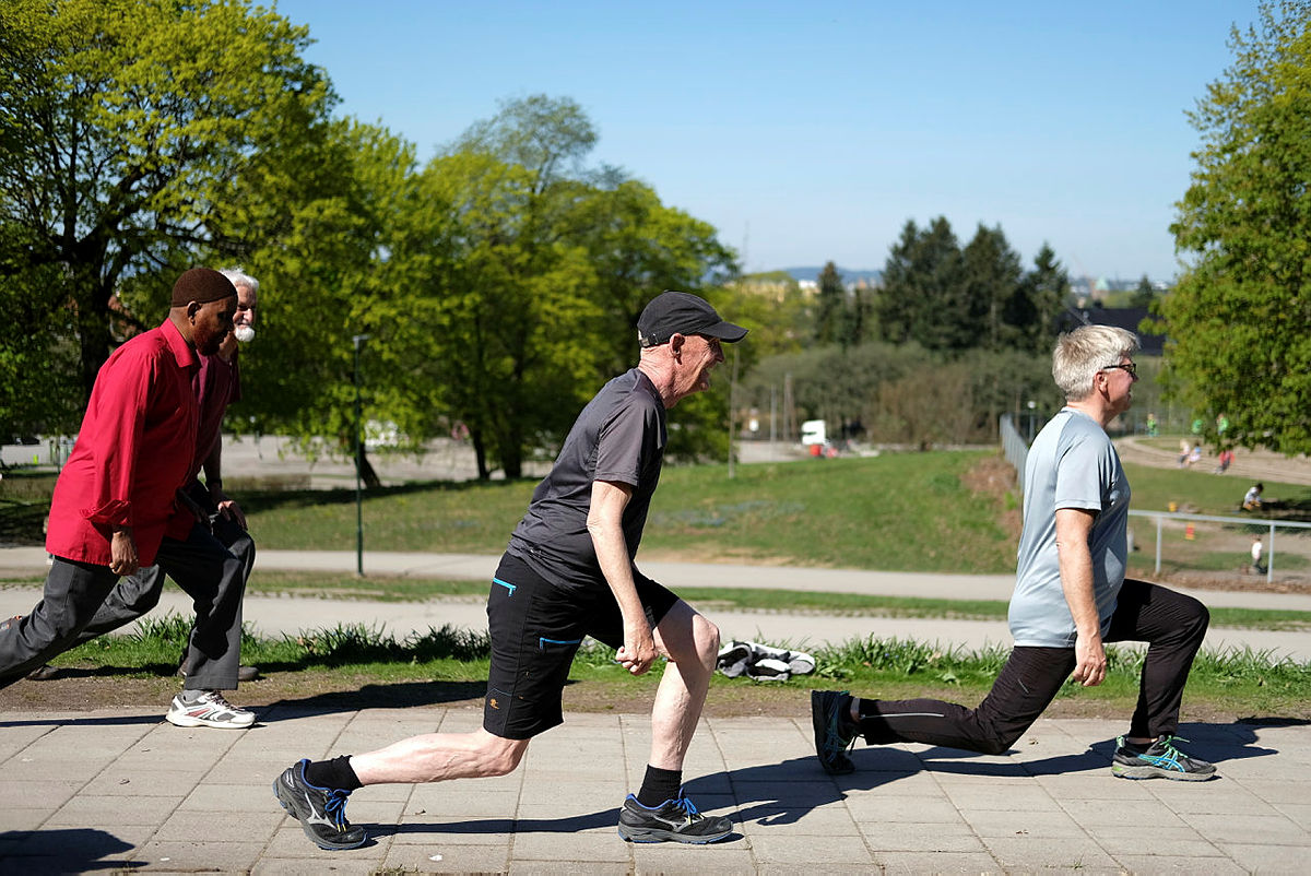 Friluftstrimmen er helårsaktivitet. Her fra i sommer.
