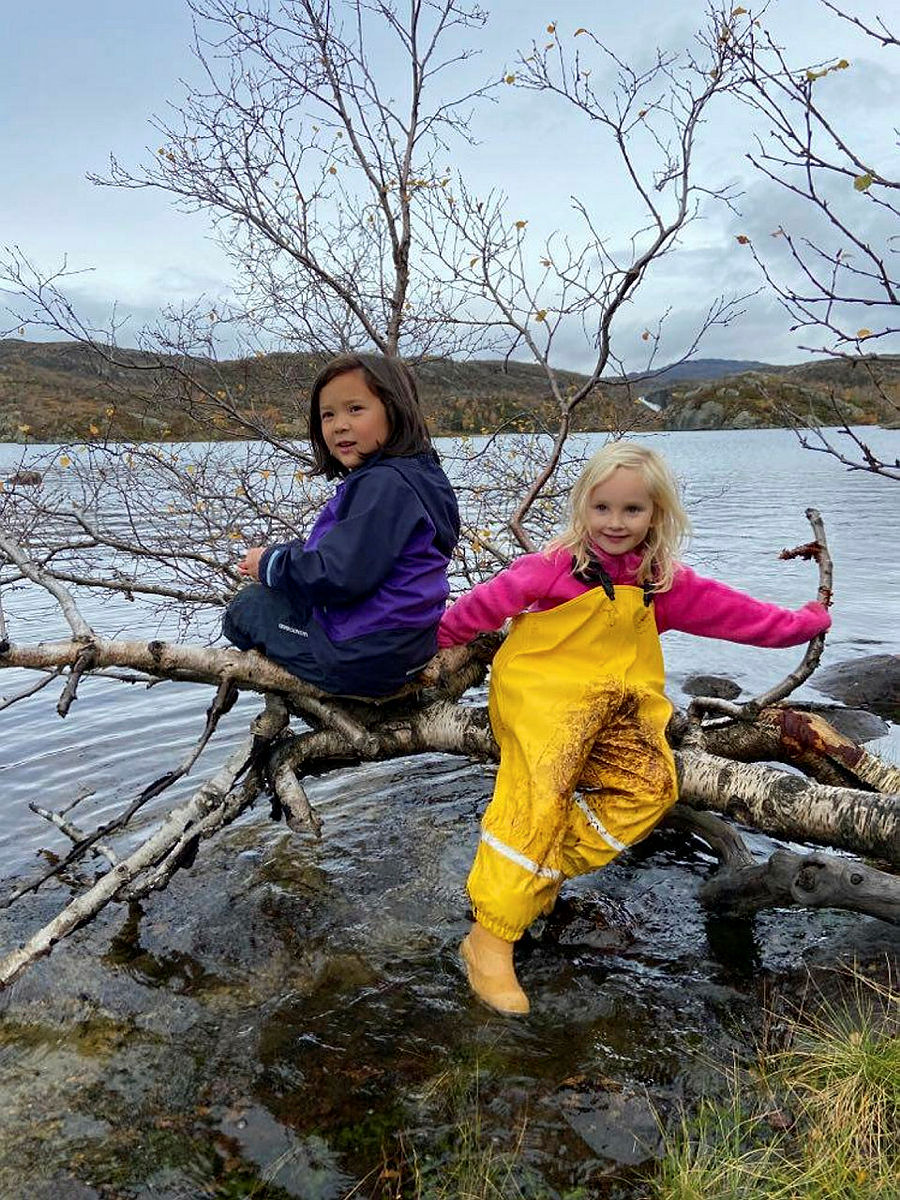 Tur med barn, inn til Taumevatn