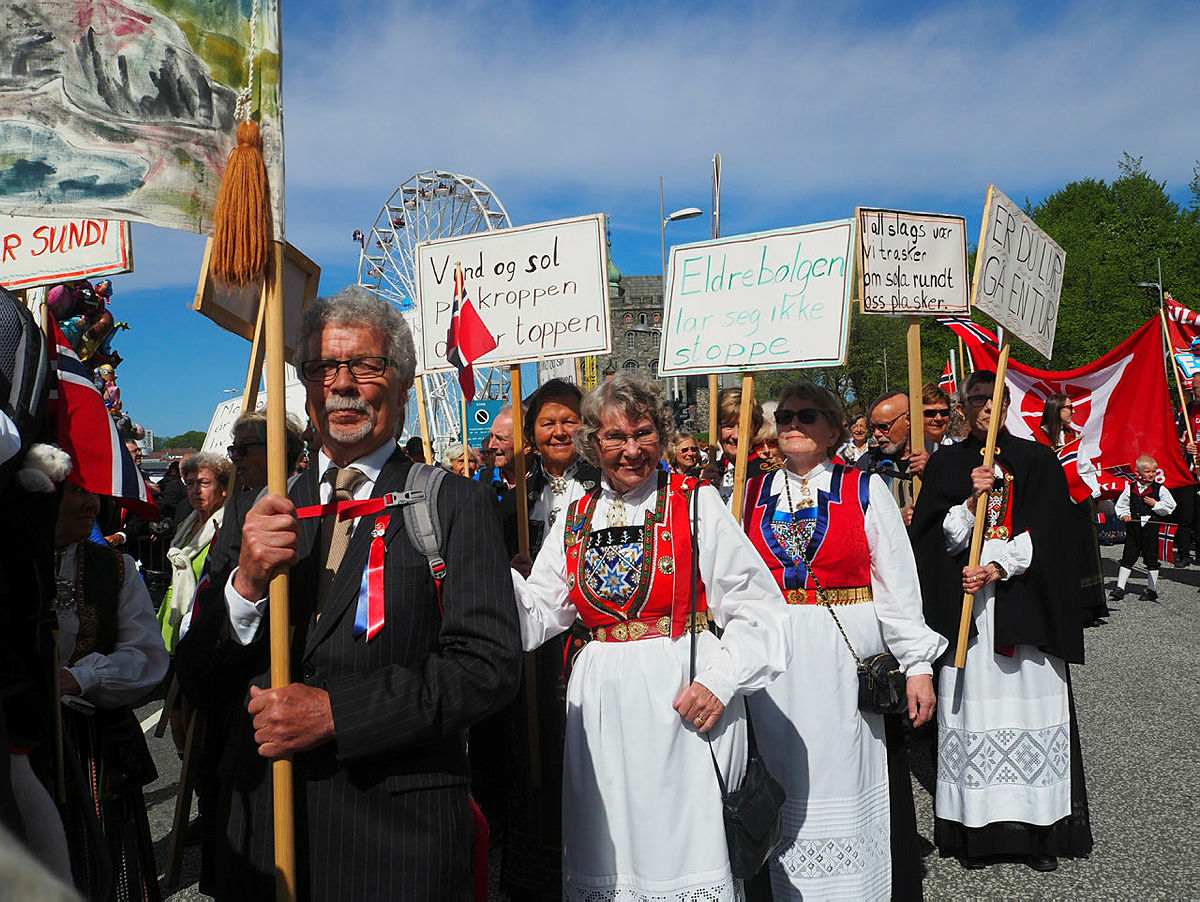 17. mai-tog, Bergen sentrum.