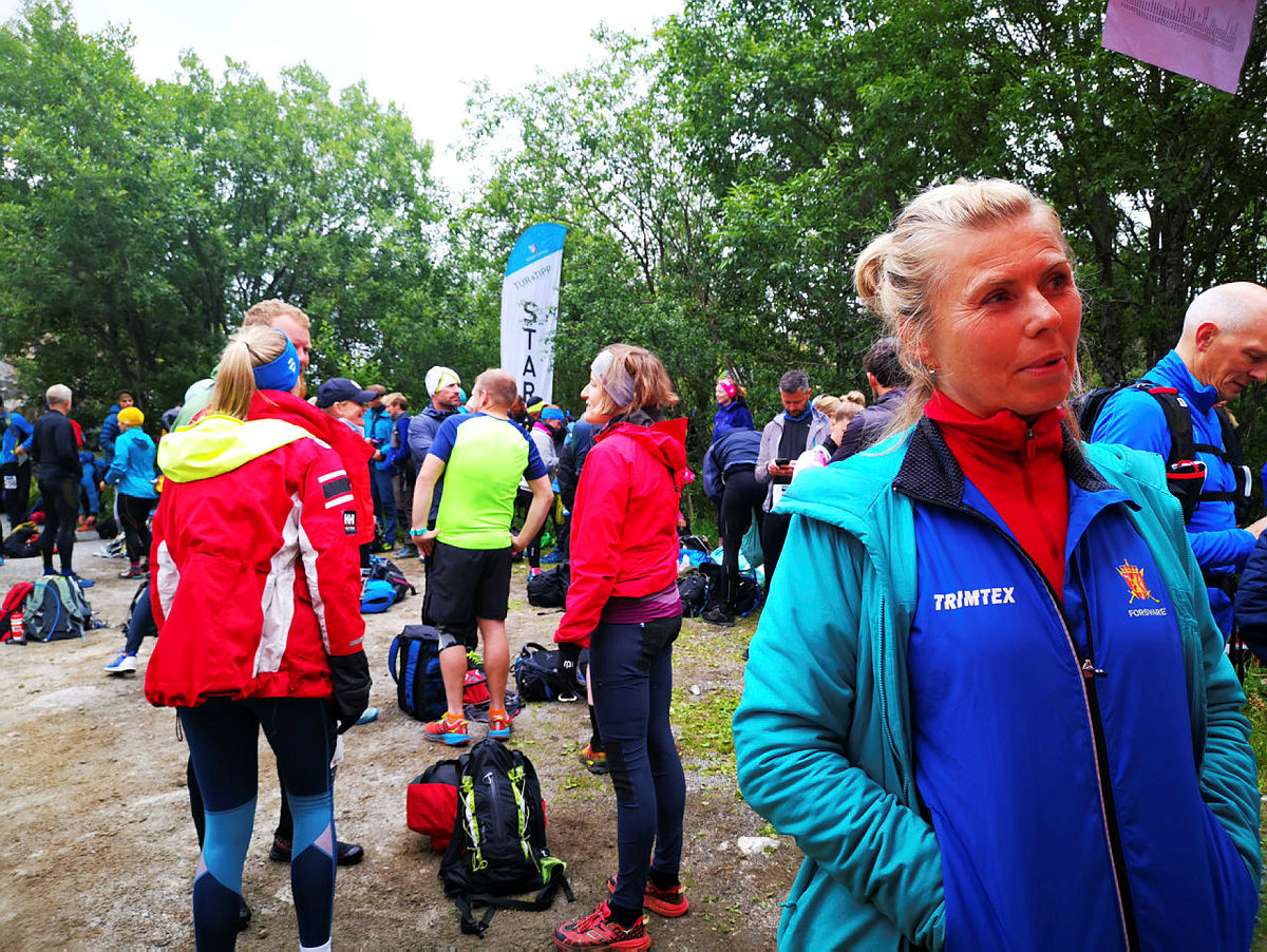 Aktivitet i start/målområde under fjellturløpet Børvasstindan Classic 6. juli 2019