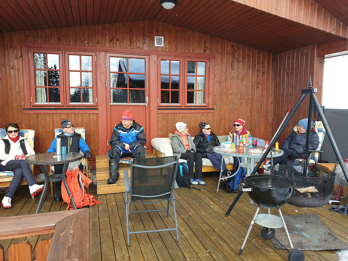 Skitur rundt Digeråsen på Vendalen.