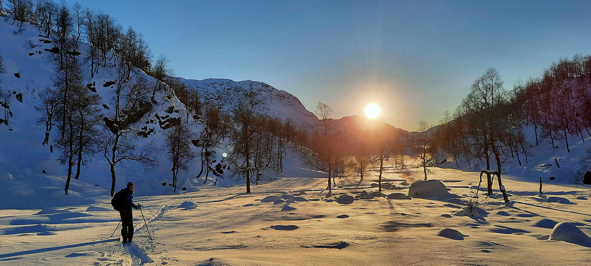 Skitur til Instebotn ved Dyrkolbotn.