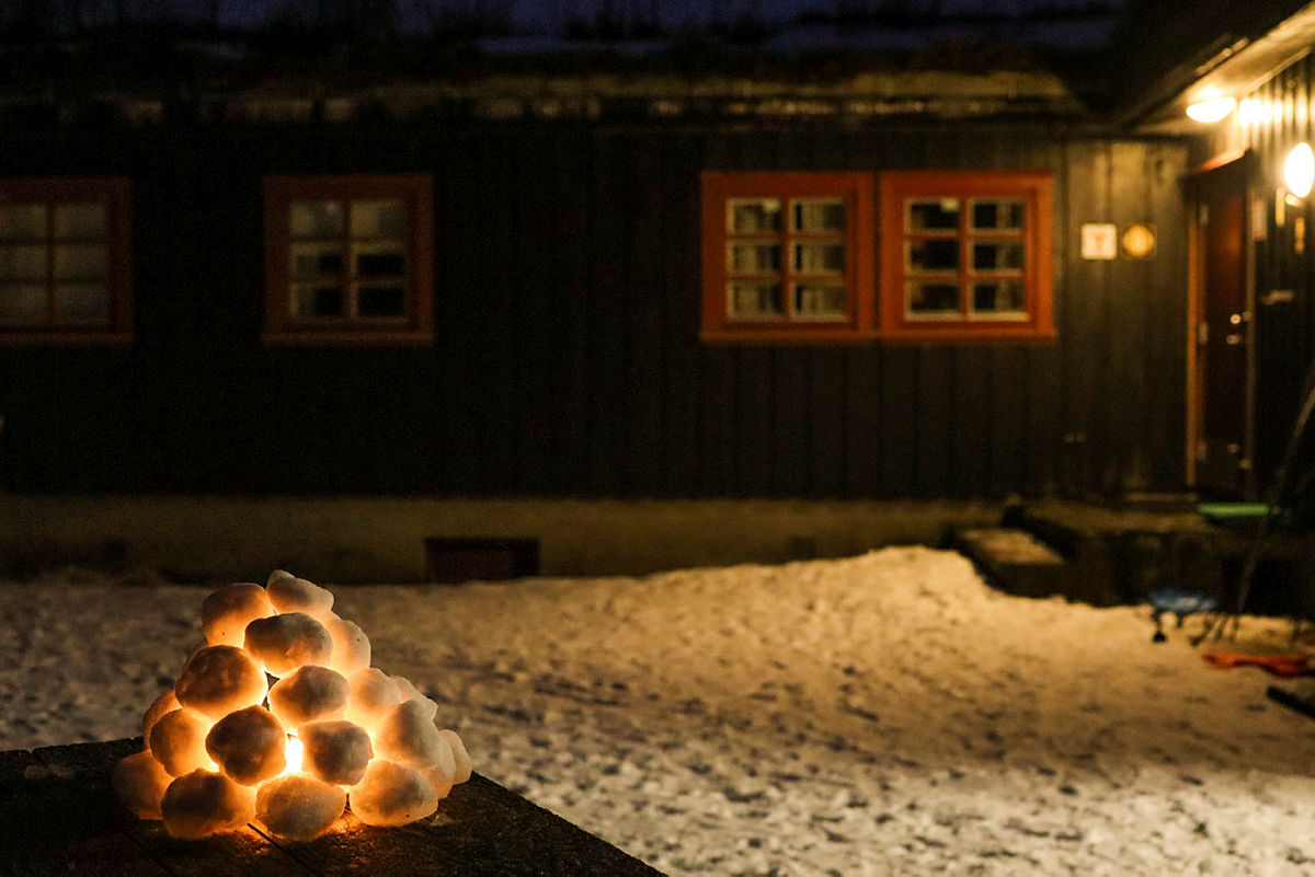 STEMNING: Vinter og mørketid på Ådneram.