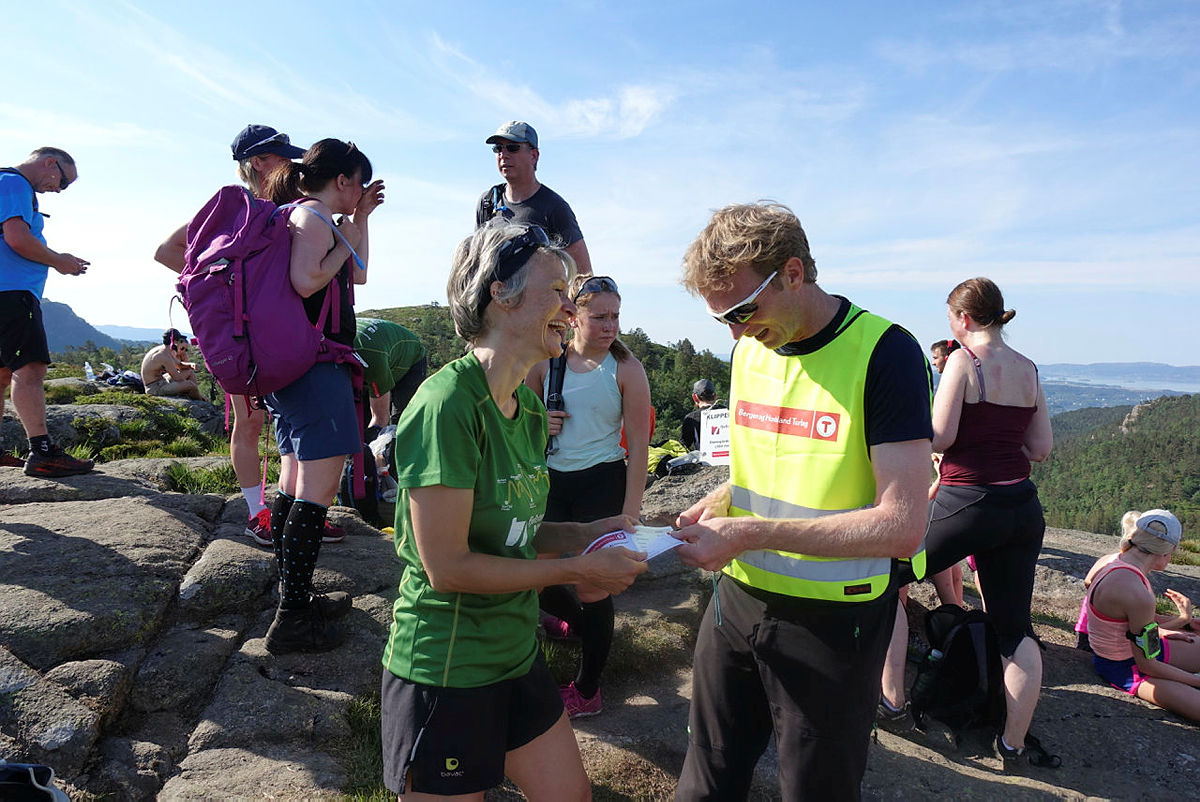 7-fjellsturen 2018, Damsgårdsfjellet.