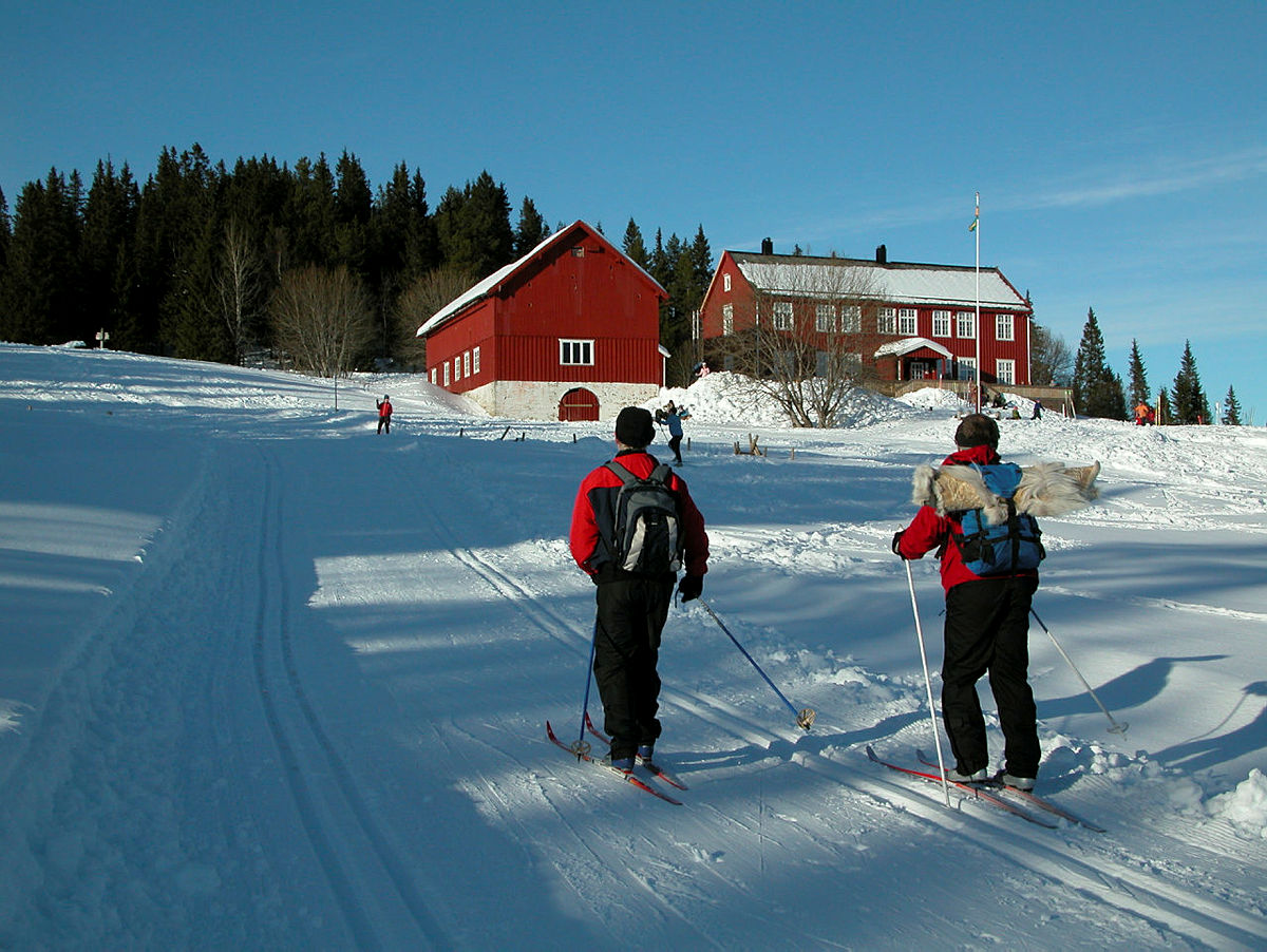 Det er fremdeles skiføre i bymarka i Trondheim.