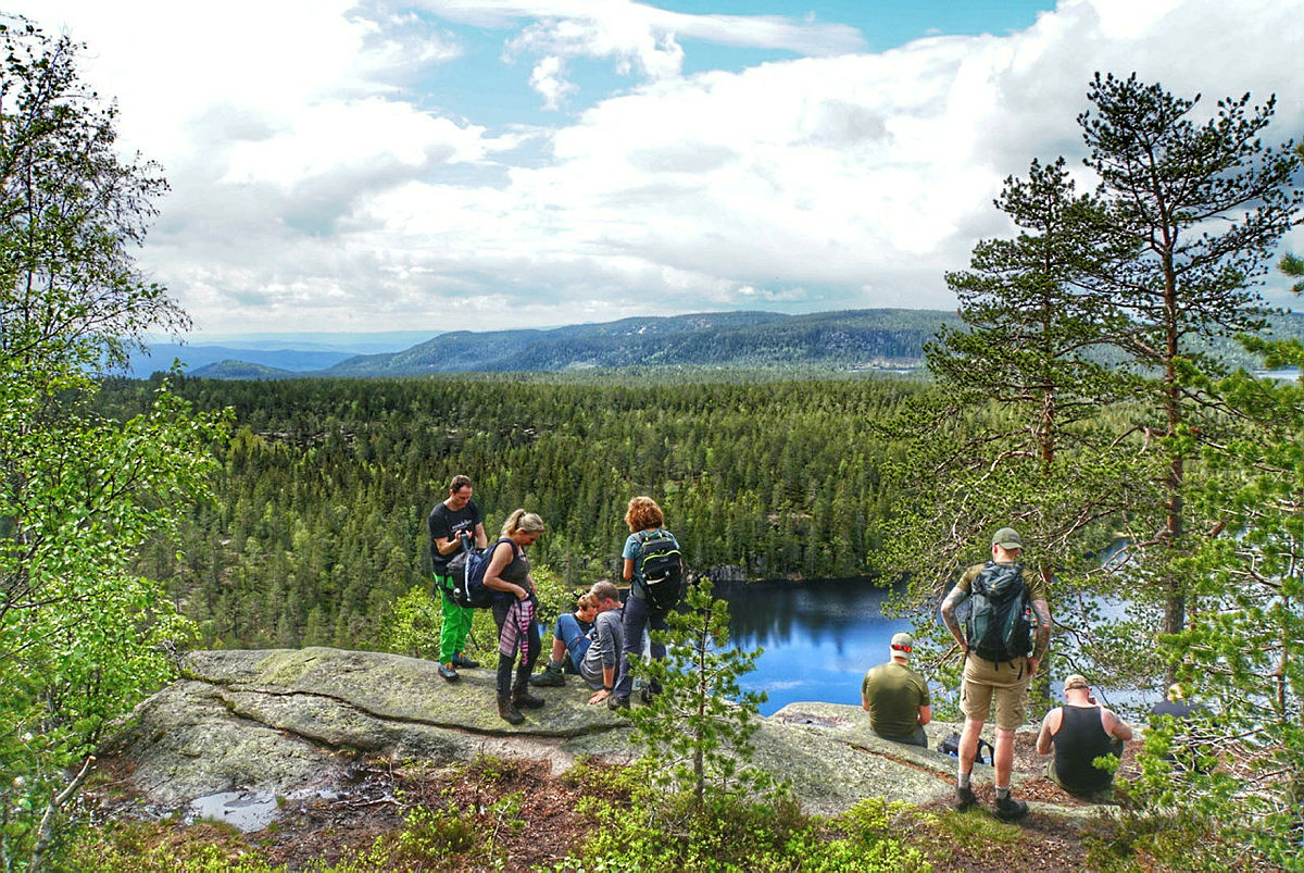Topp7Turen 2017. Drikkestasjonen ved Vrangen.