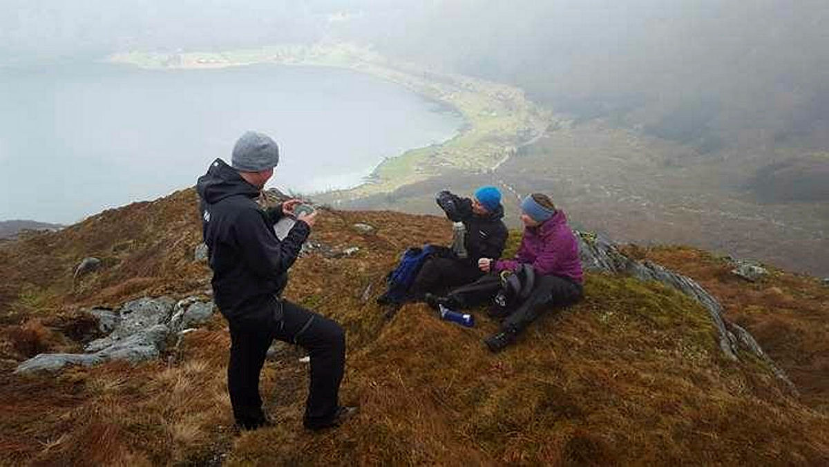 Tur til Kvamefjellet