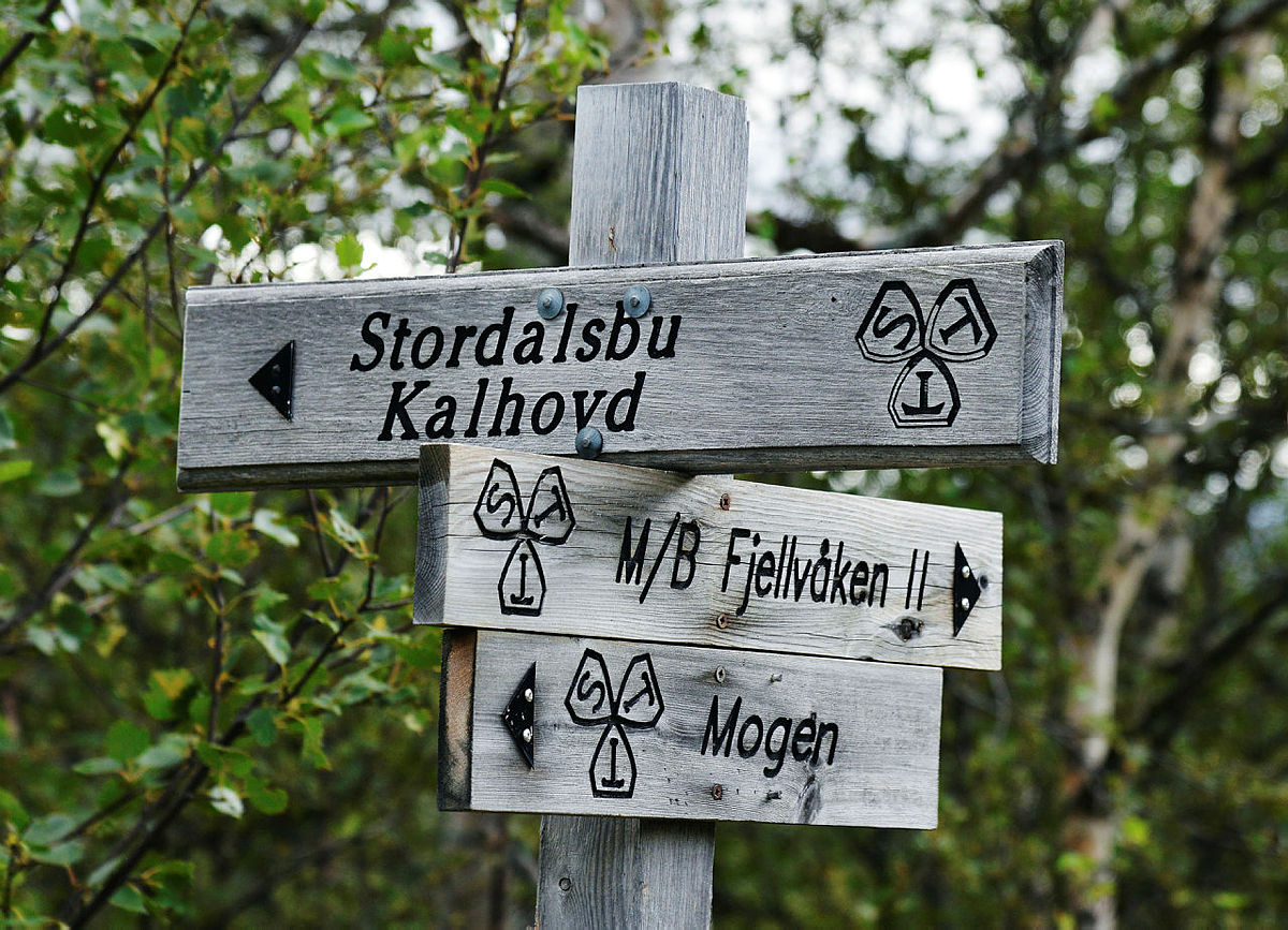 Skilt Stordalsbu - Mogen
