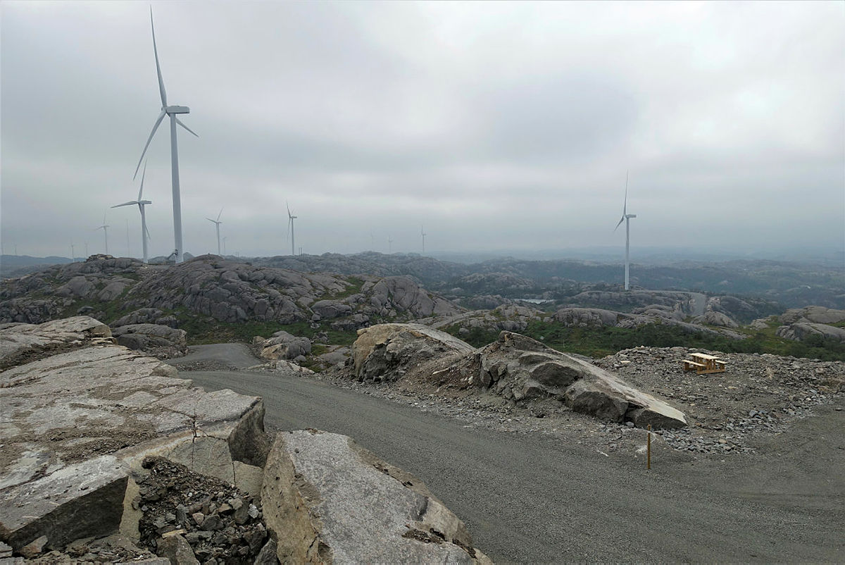 Rasteplass i Egersund vindpark