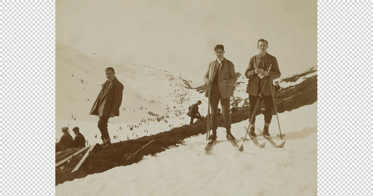 Mye vinteraktivitet i Byfjellene på begynnelsen av 1900-tallet.
