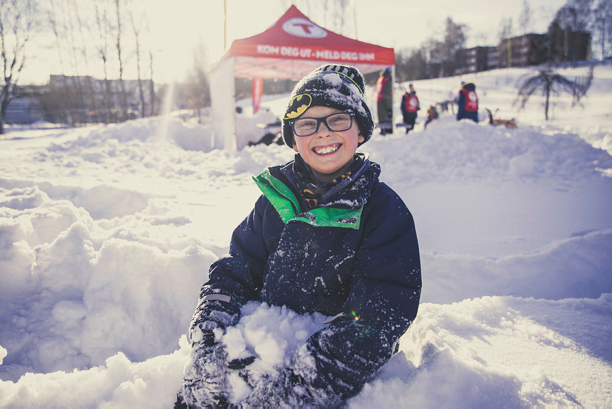 Slik var det på Kom deg ut-dagen på Furuset 3. februar 2019.