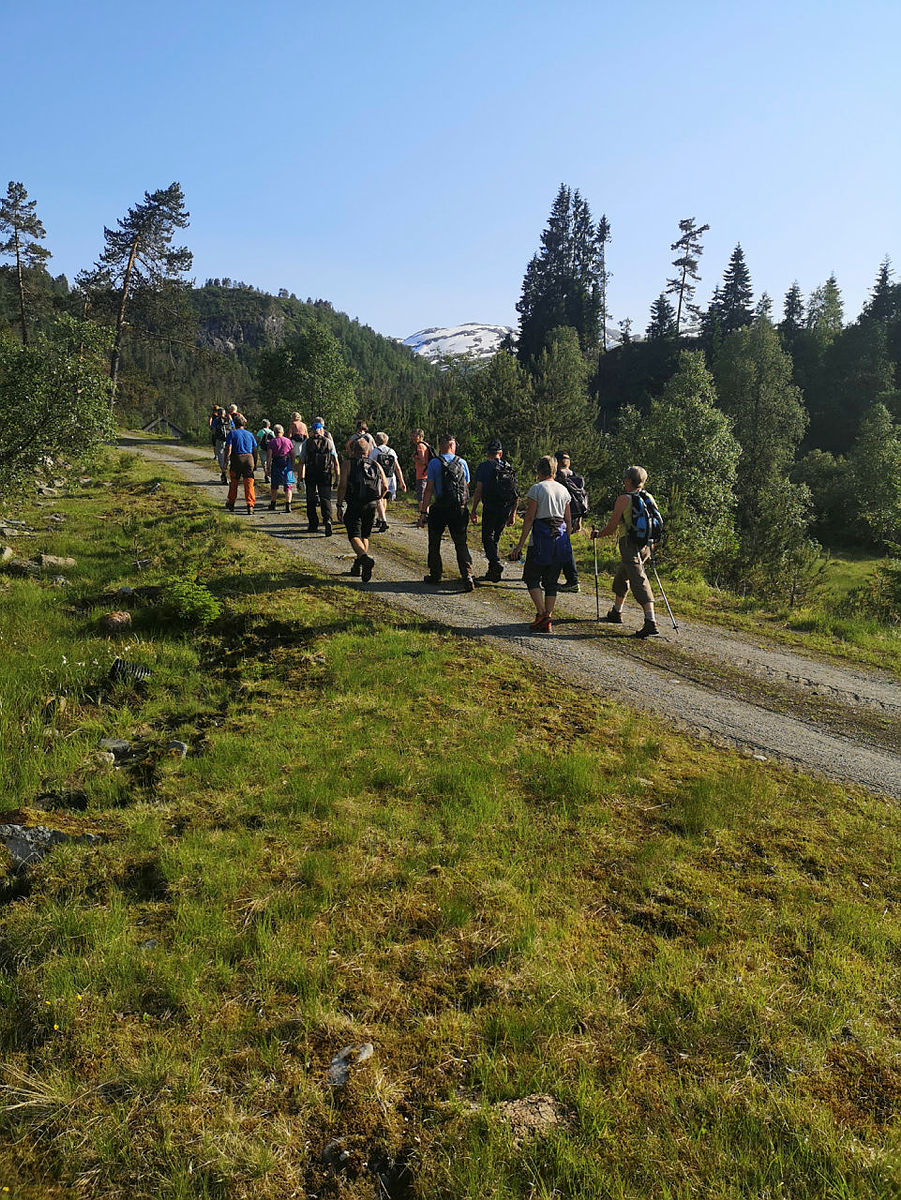 Kveldstur frå Skjerveggen.