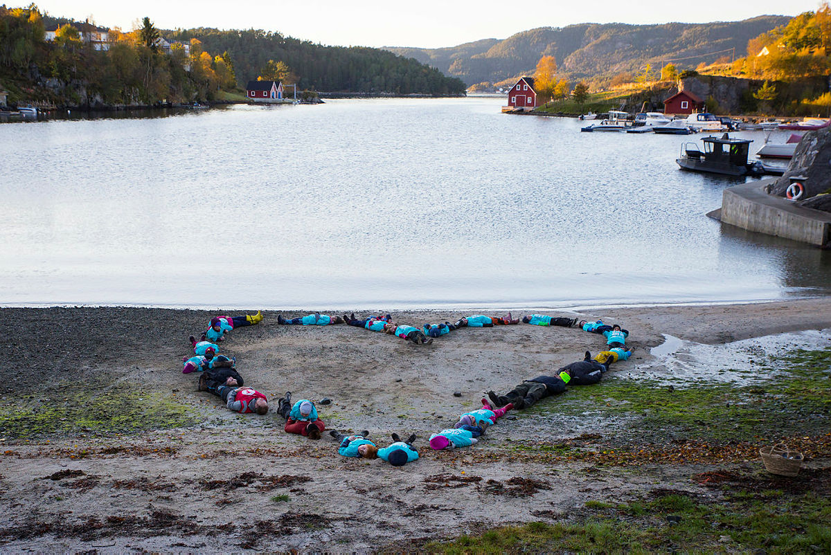 Turboklubben i Lysefjorden på strandrydding i forbindelse med TV-aksjonen i oktober 2020.