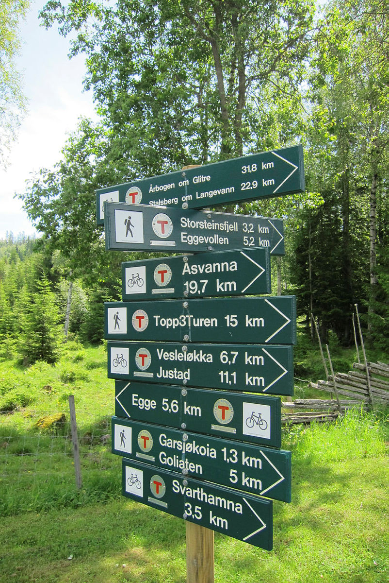 Mange fine turer å gå ut fra Eiksetra.