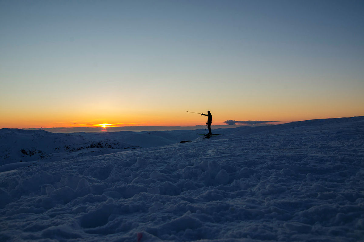 Skitur i Kvammafjella.