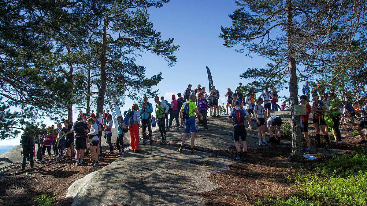 Topp7Turen 2017. Drikkestasjonen ved Vrangen.