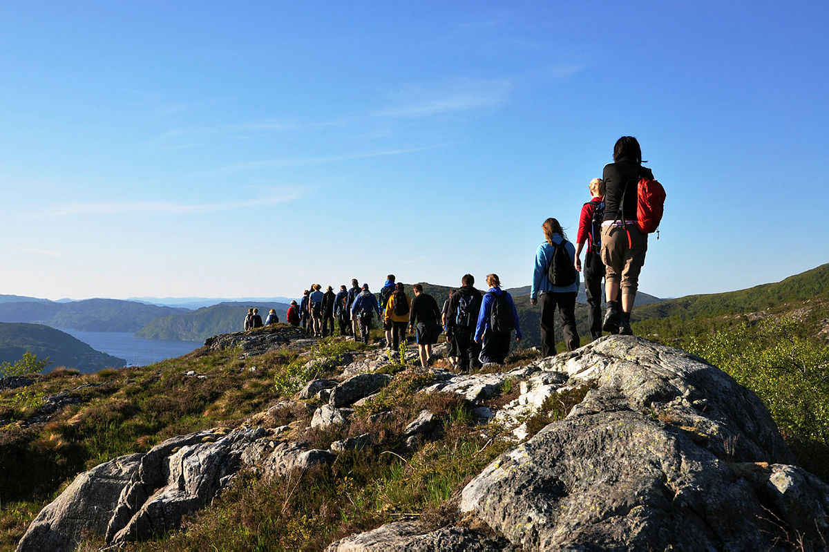 Byfjellstrimmen på Skåldalsfjellet i Arna i Bergen.