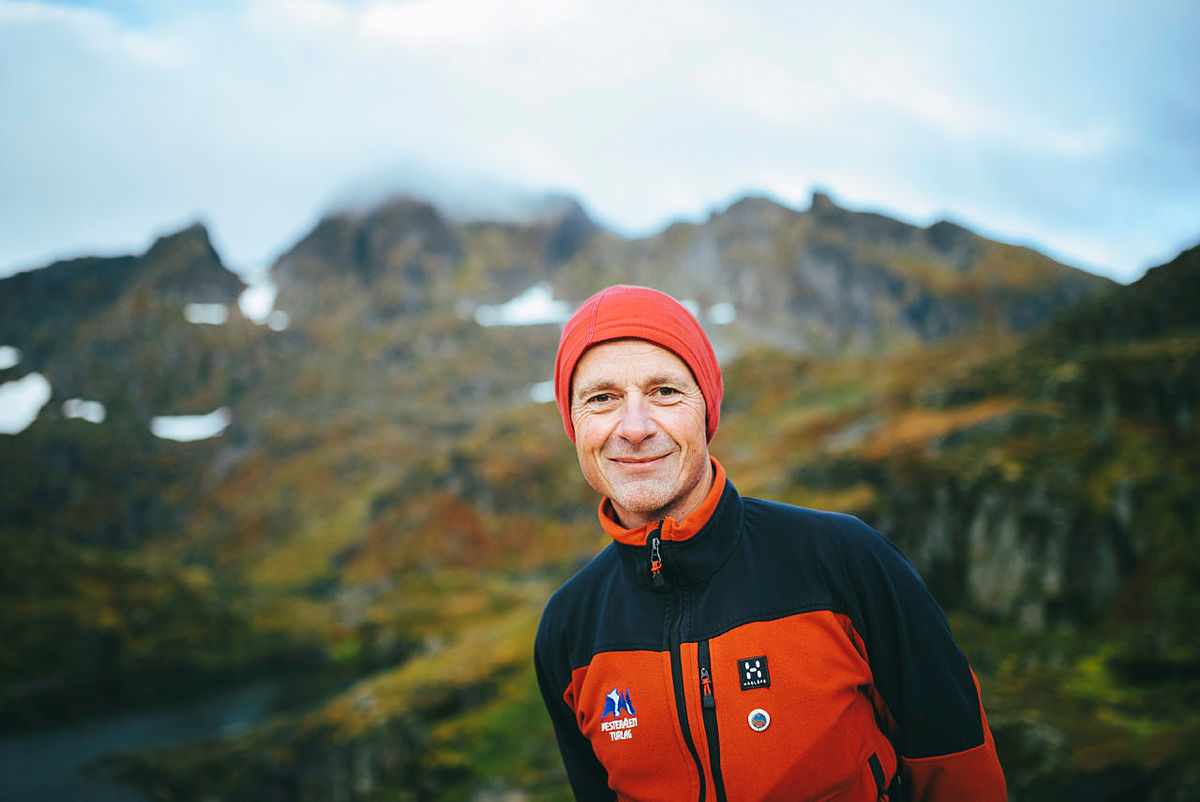 Trond Løkke, styreleder i Vesterålen Turlag
