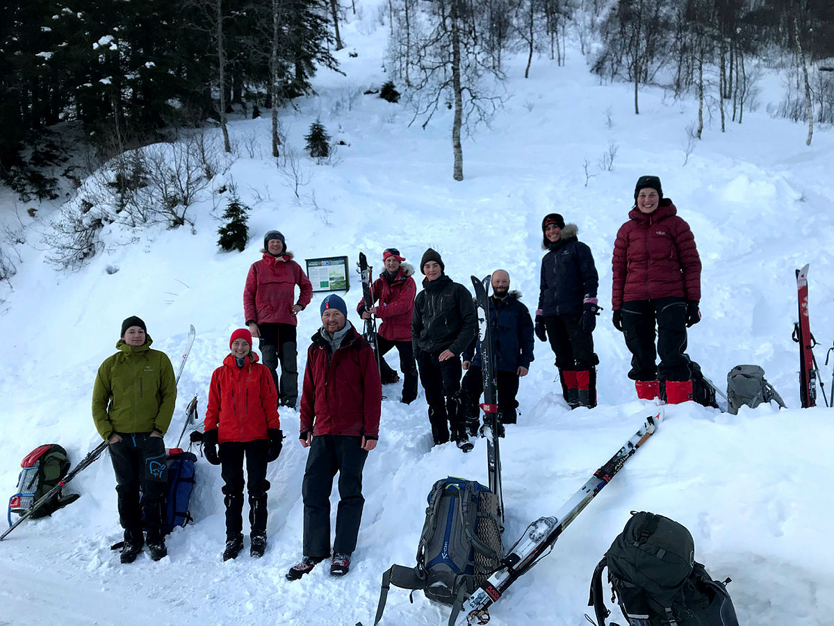 Vinterturlederkurs, helg 2 i Stølsheimen, 2021.