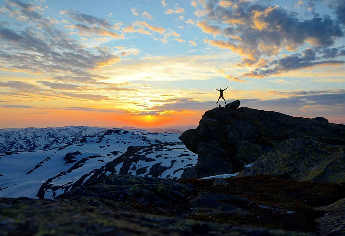 Skitur i Kvammafjella.