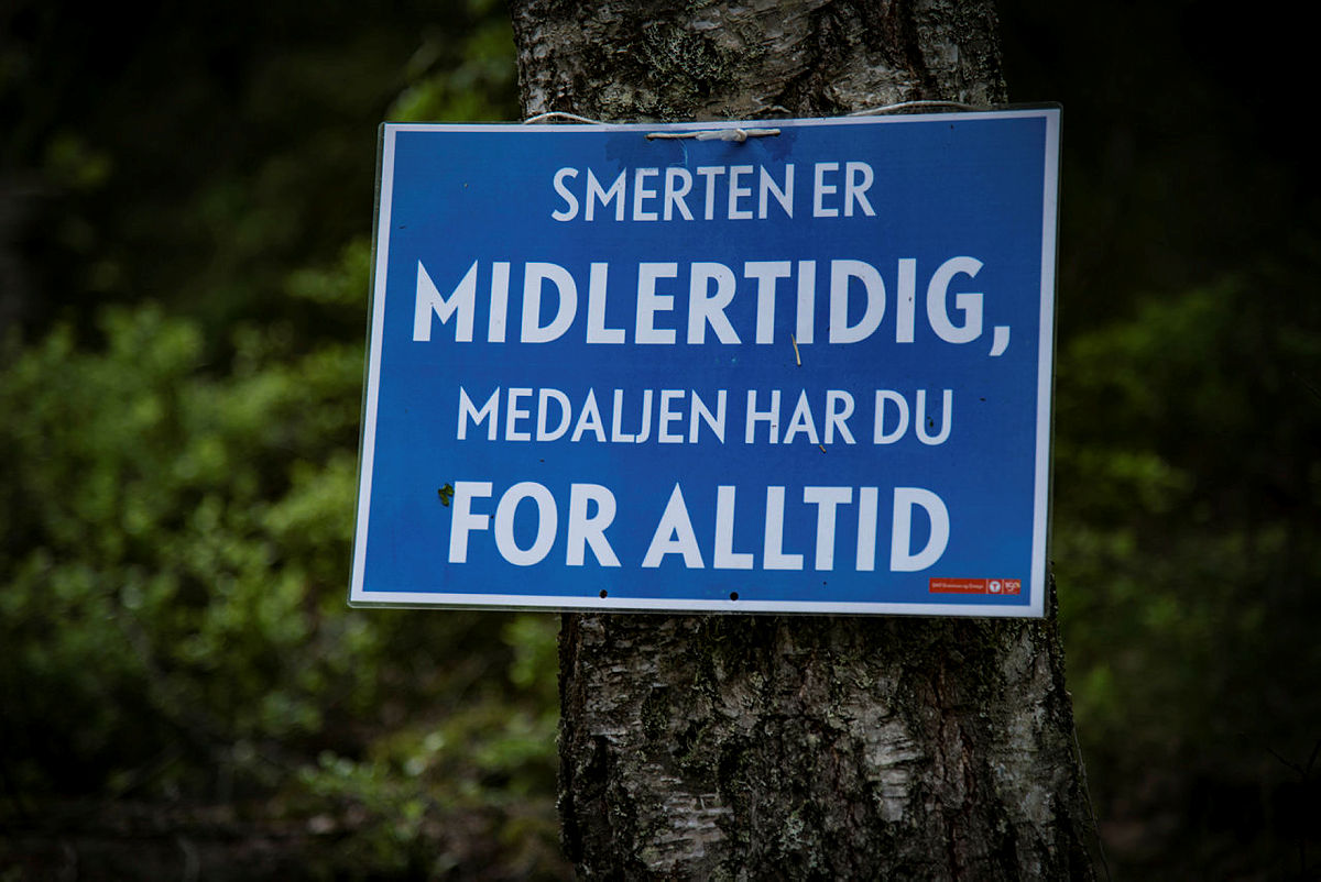 Topp7Turen 2017. Drikkestasjonen ved Vrangen.