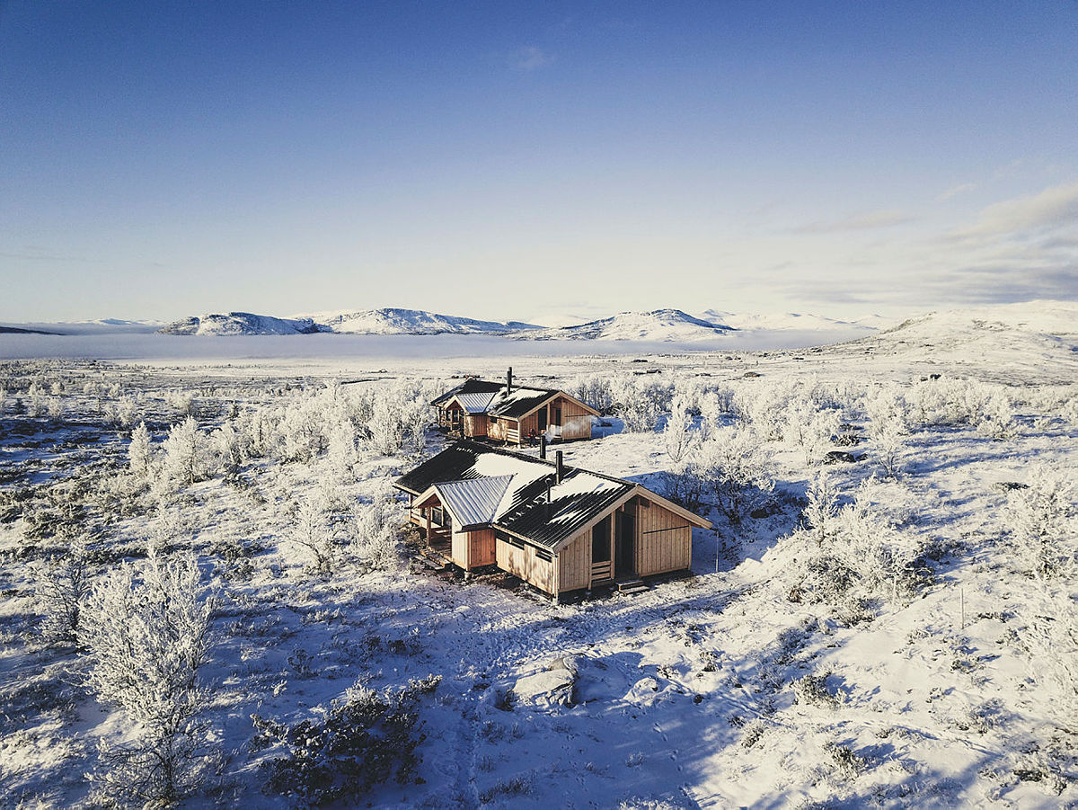 Veslefjellbua er en av hyttene som er åpen hele vinteren