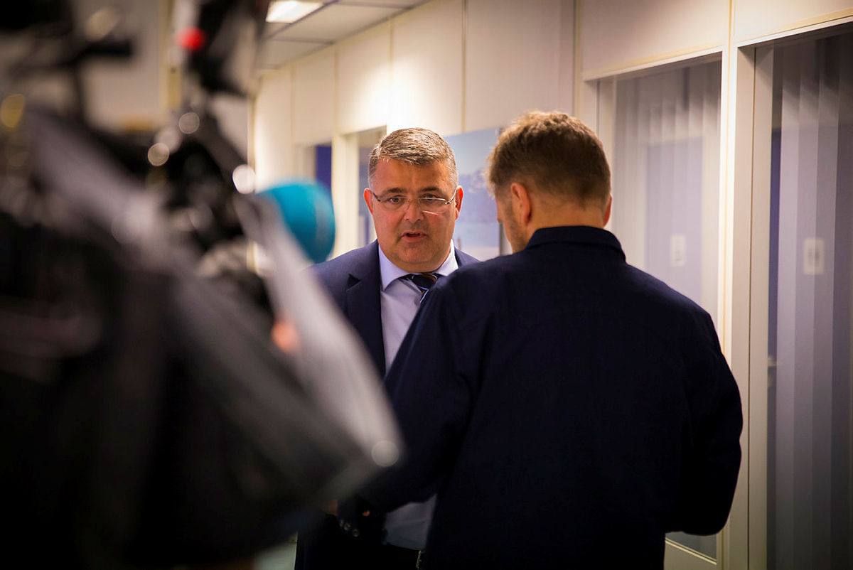 Møte med olje- og energiminister Kjell-Børge Freiberg, 10. september 2018.