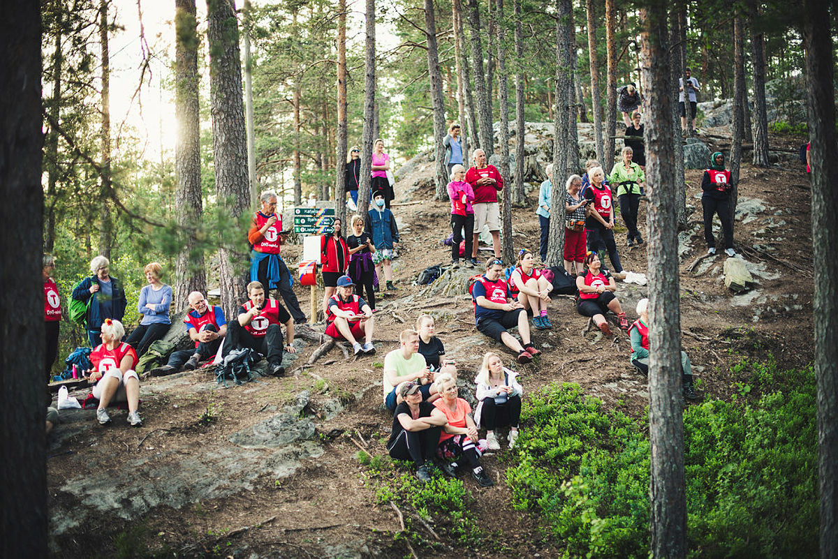 Fra åpningen av verdens første regnbueløype juni 2021.