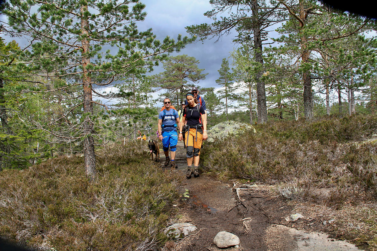 Topp7Turen 2017. Drikkestasjonen ved Vrangen.