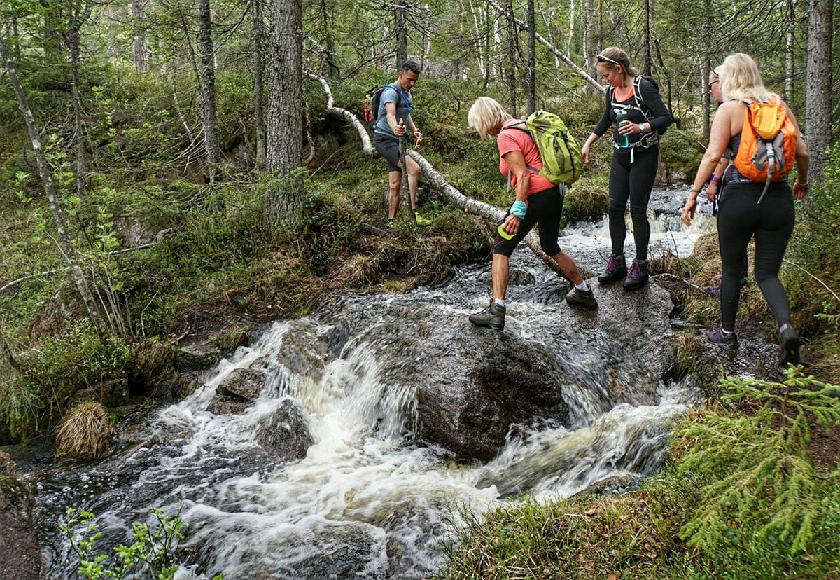 Topp7Turen 2017. Drikkestasjonen ved Vrangen.