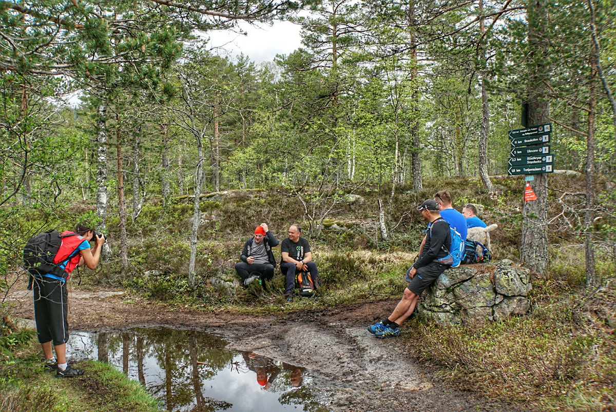 Topp7Turen 2017. Drikkestasjonen ved Vrangen.