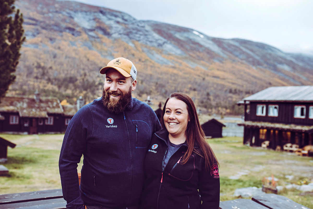 Ove og Silje Lilleengen, bestyrerne på Sota Sæter.