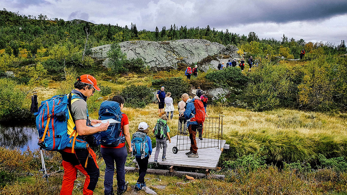 Fellestur til Lekkjenuten med Notodden Turlag september 2021.