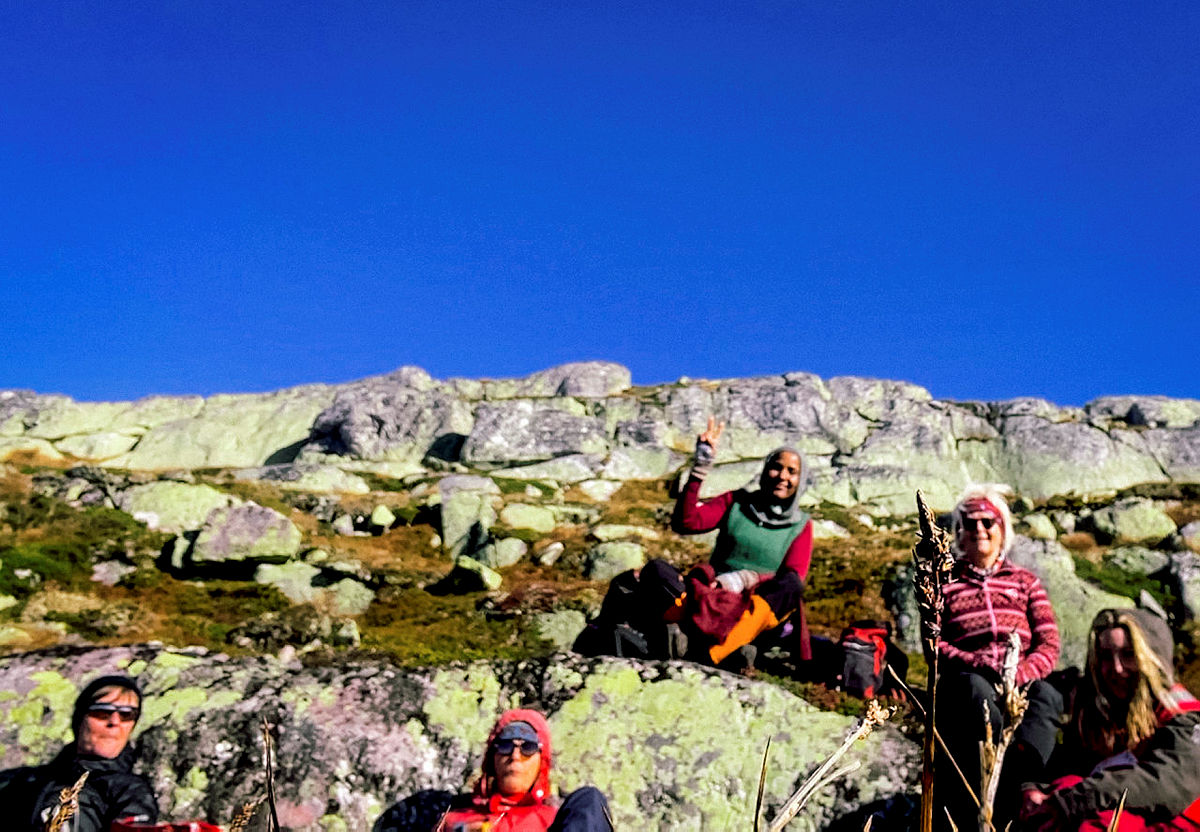 DNT-tur til Bossnuten september 2021 med Notodden Turlag.