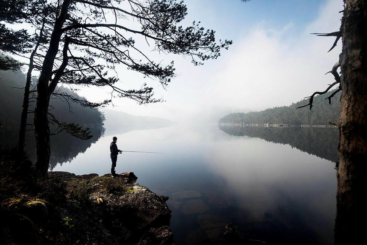 La sommerferiefølelsen innta sinn og kropp og nyt herlige dager på turisthyttene med fiske.