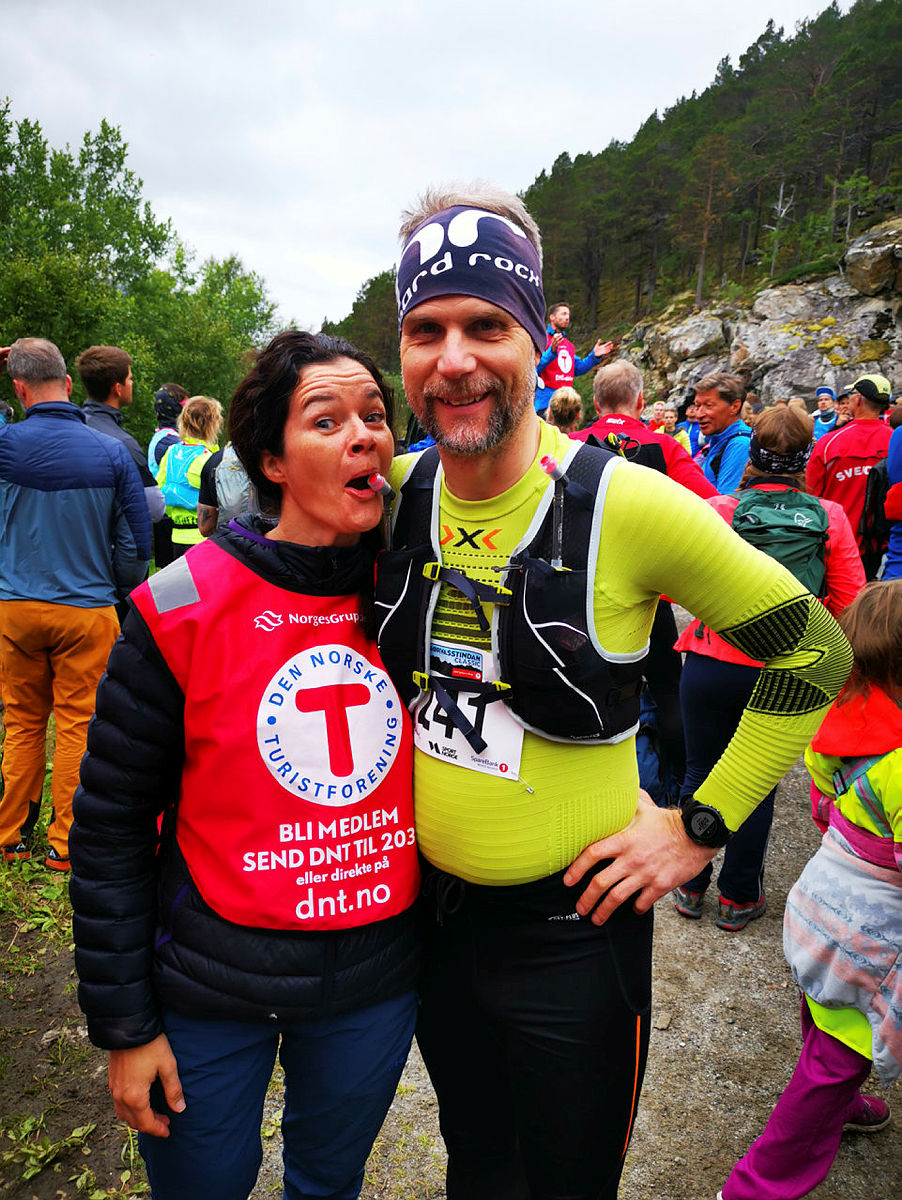 Aktivitet i start/målområde under fjellturløpet Børvasstindan Classic 6. juli 2019