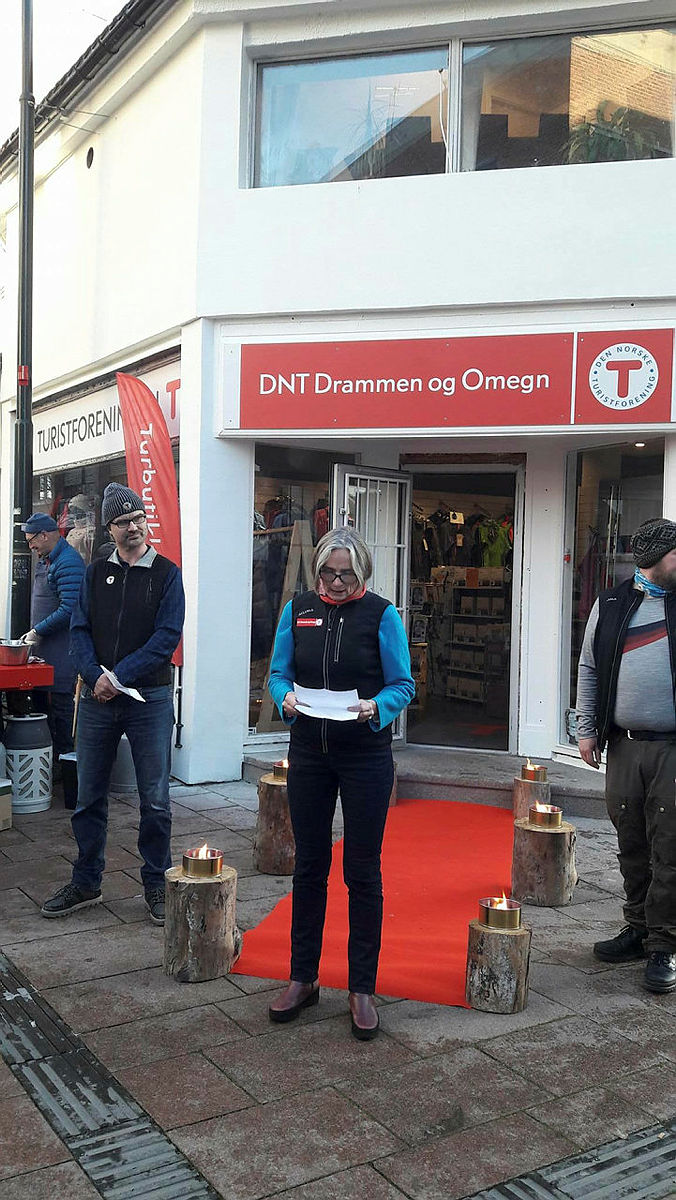 Fra åpningen av Friluftslivets Hus.
